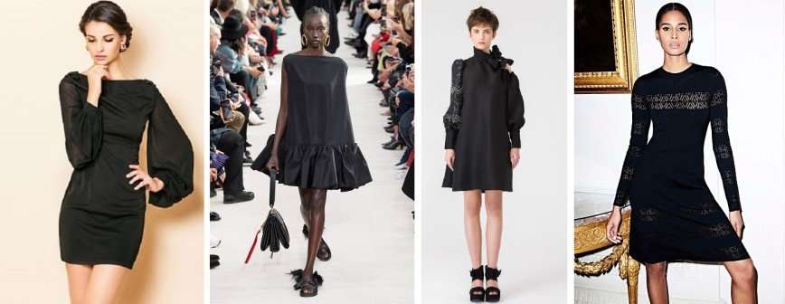 Будь в тренде: маленькое черное платье вновь украшает коллекции дизайнеров