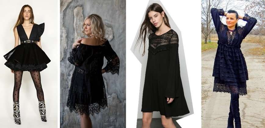Будь в тренде: маленькое черное платье вновь украшает коллекции дизайнеров