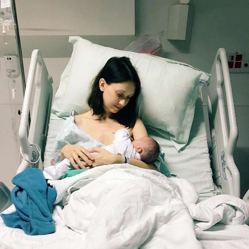 Я счастлива: Анастасия Цветаева стала мамой в третий раз