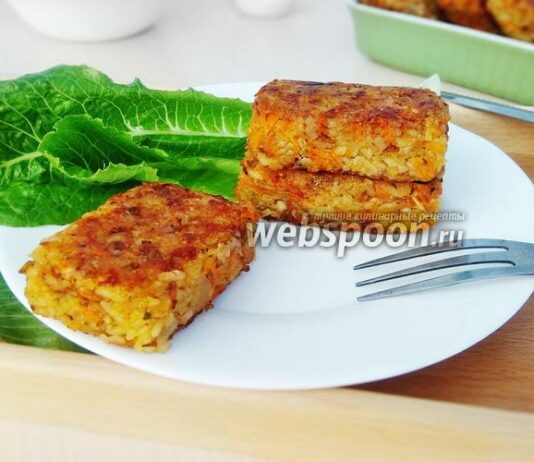 Котлети гречано-рисові