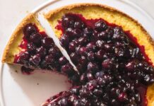 Идеальный черничный чизкейк с лимоном и рикоттой: более легкая и нежная альтернатива